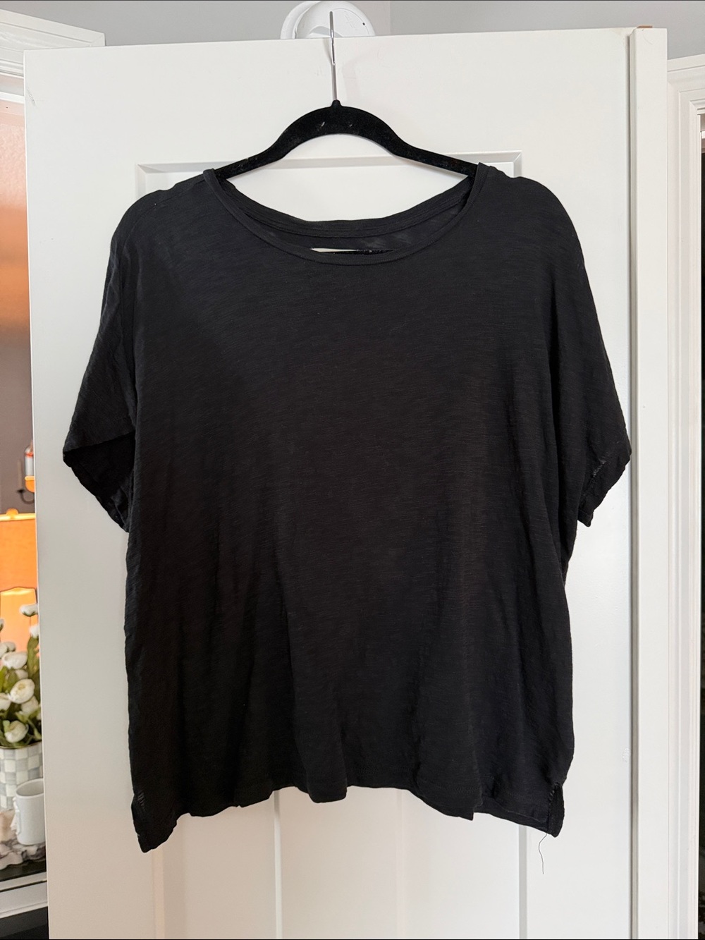 Madewell Black Relaxed Short-Sleeve Tee